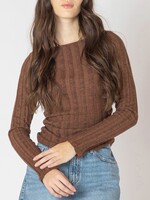 Dex CLEARANCE: Ribbed Long Sleeve Top
