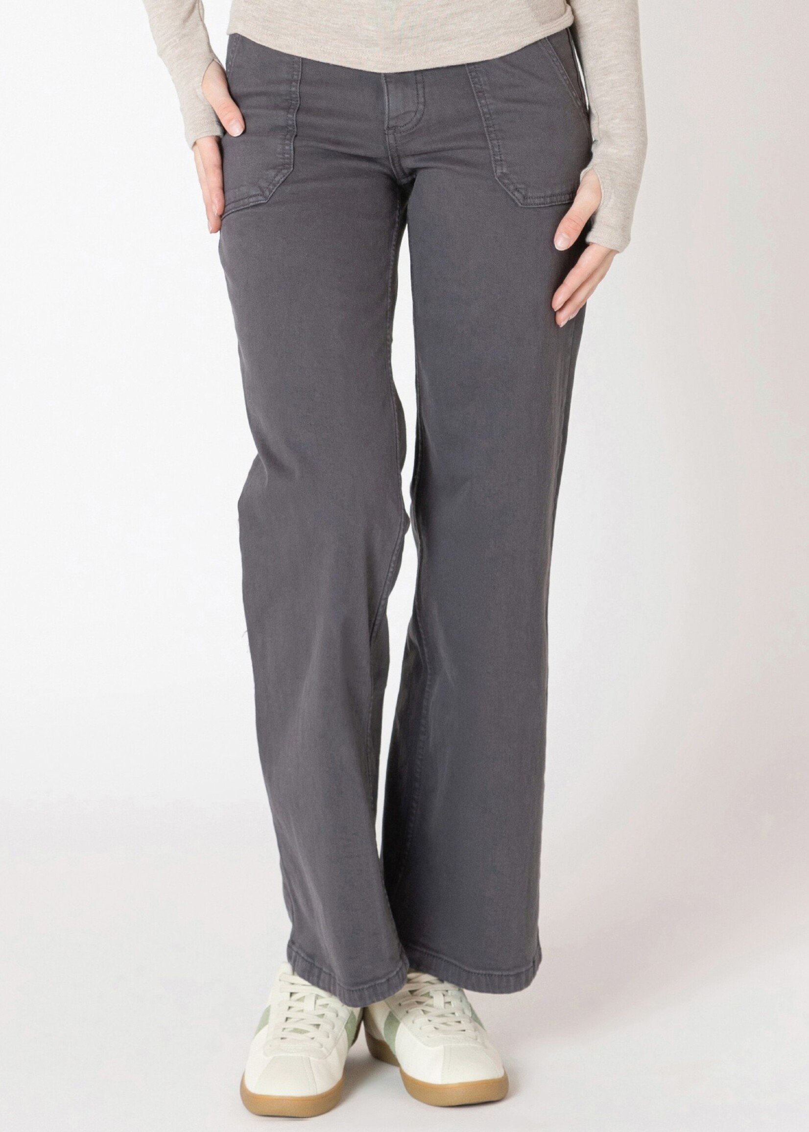Straight Leg Twill Pant