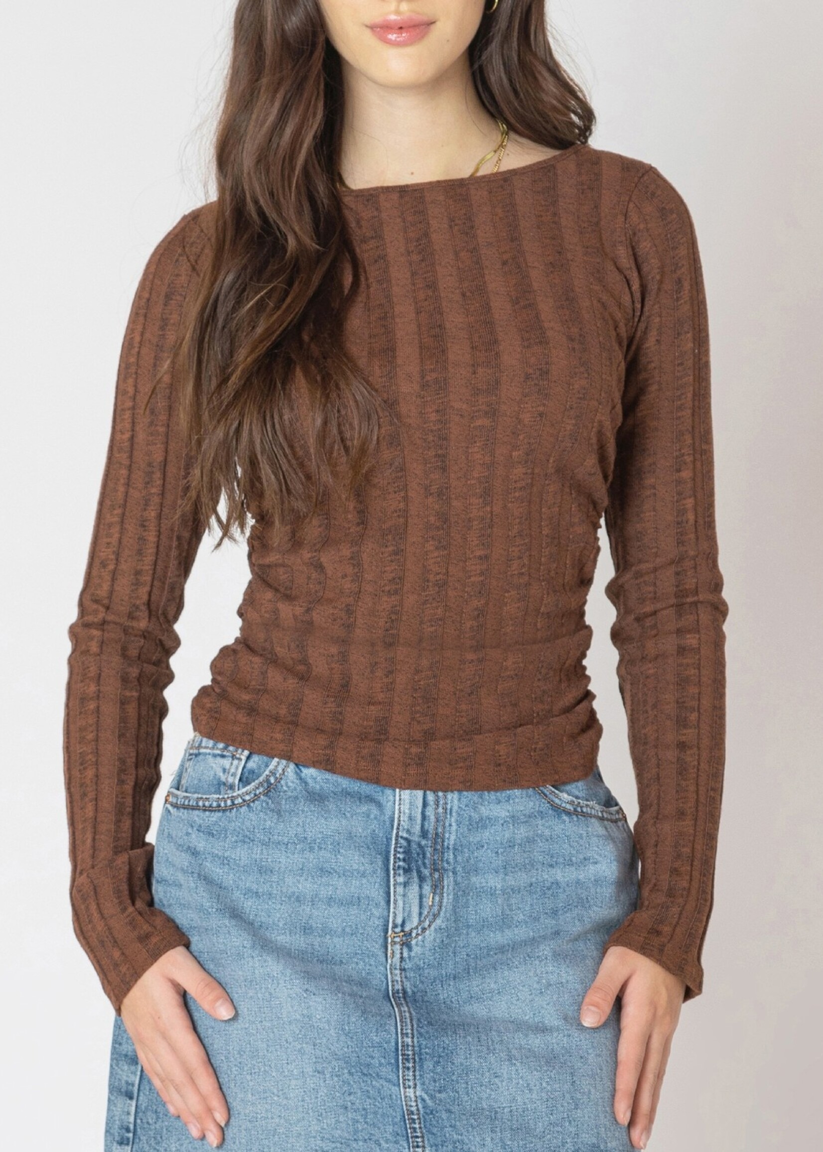Ribbed Long Sleeve Top