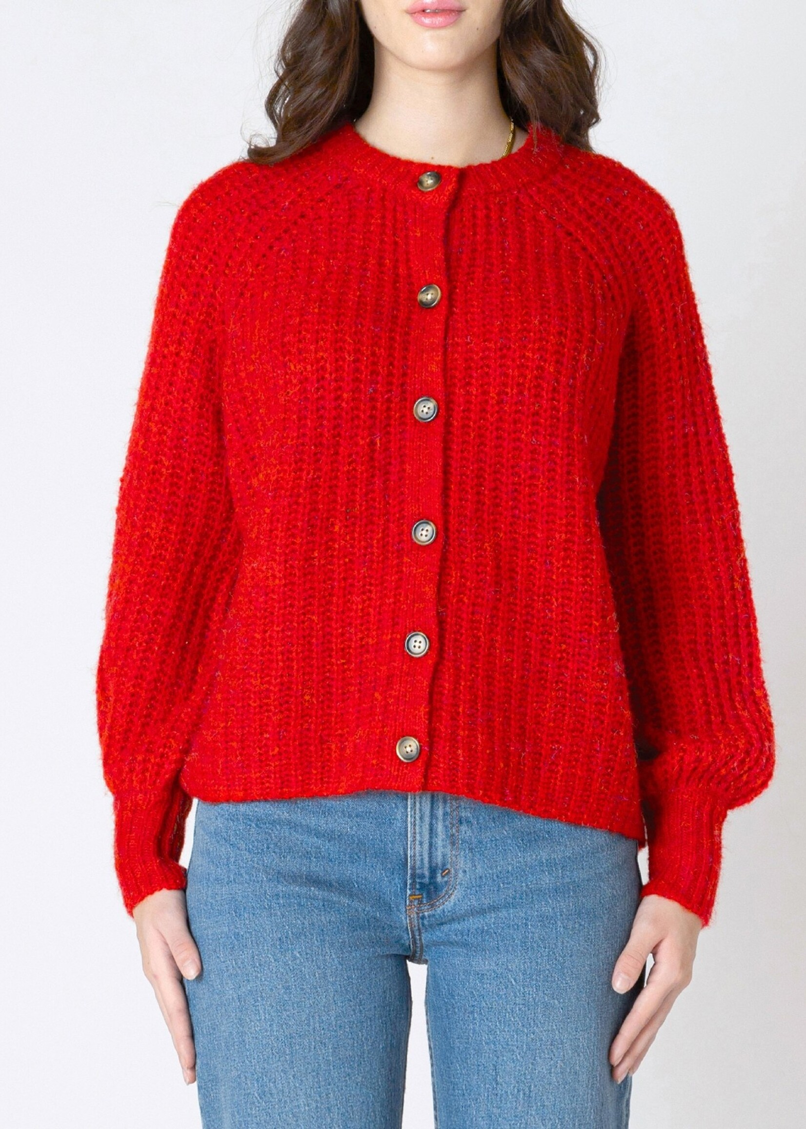 Crew Neck Cardigan
