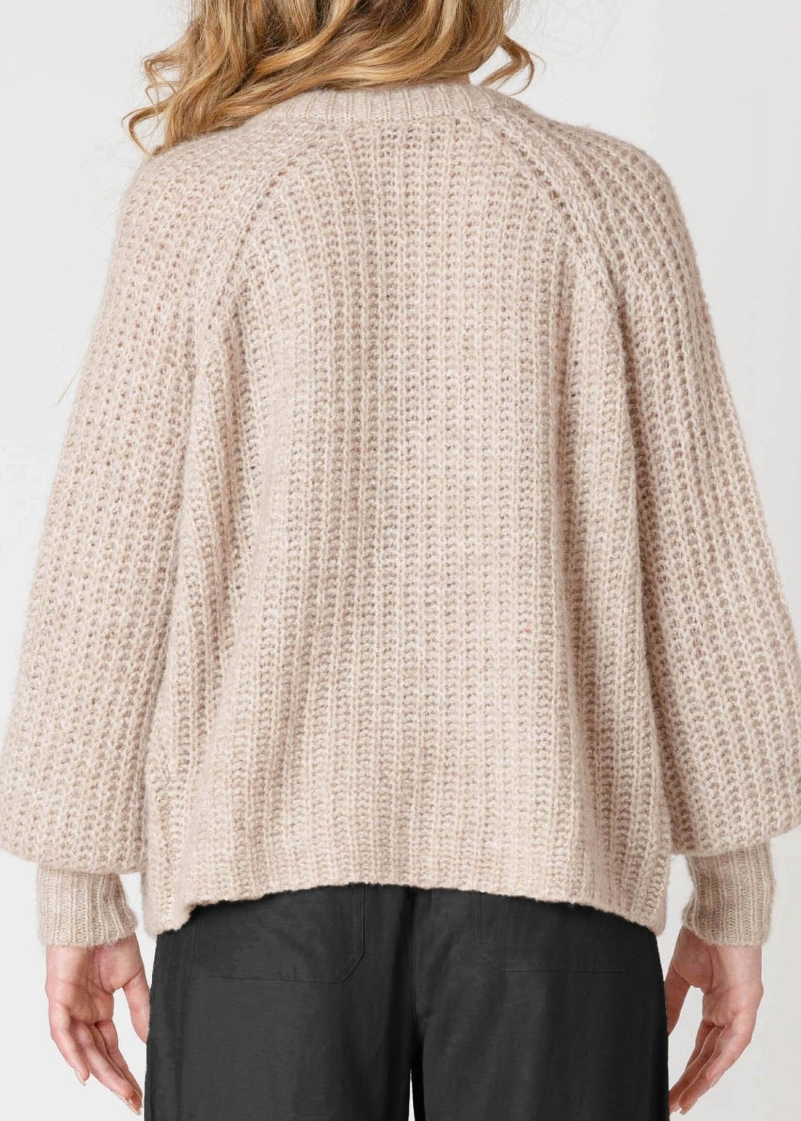 Crew Neck Cardigan