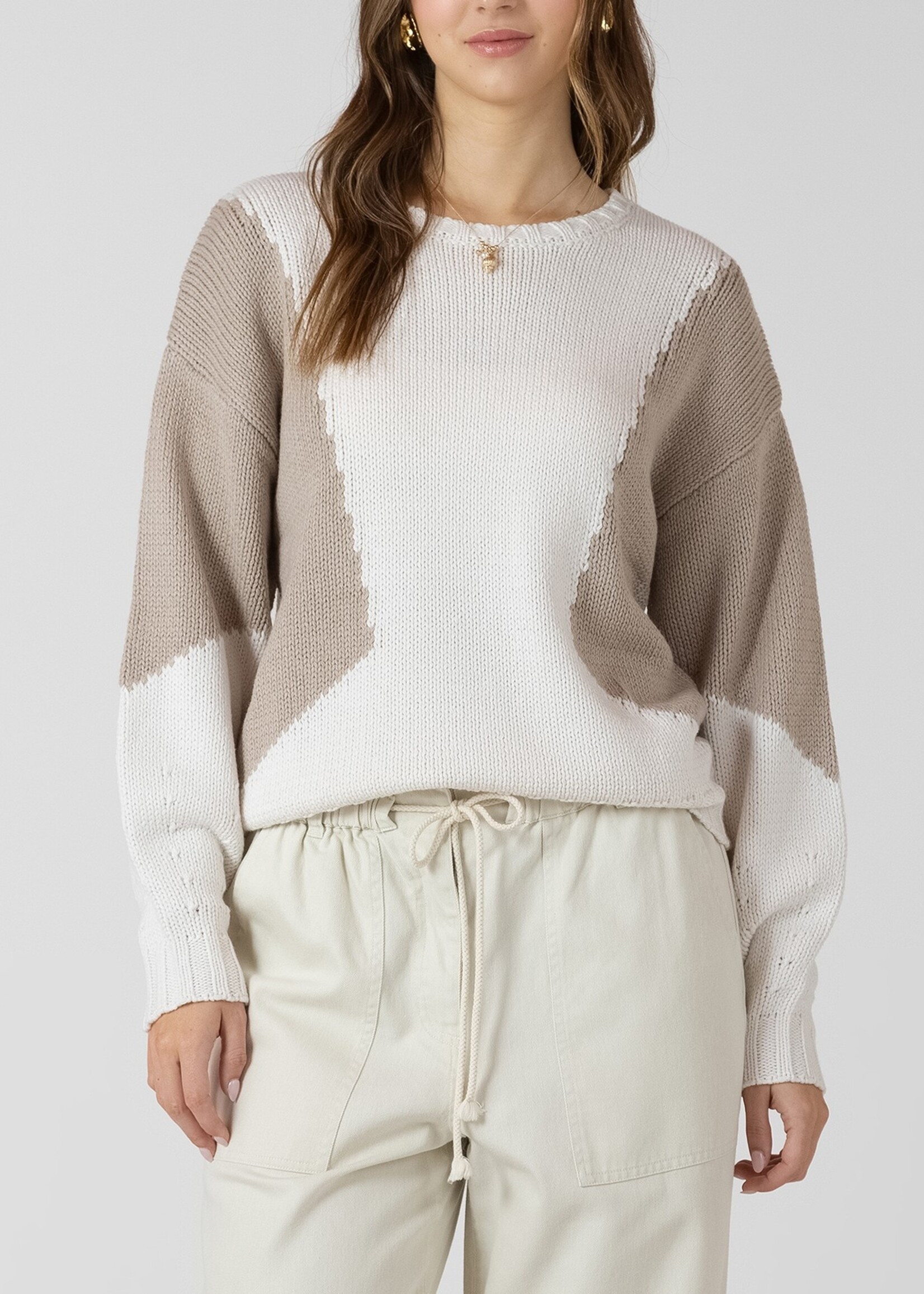 Geometric Pullover Sweater