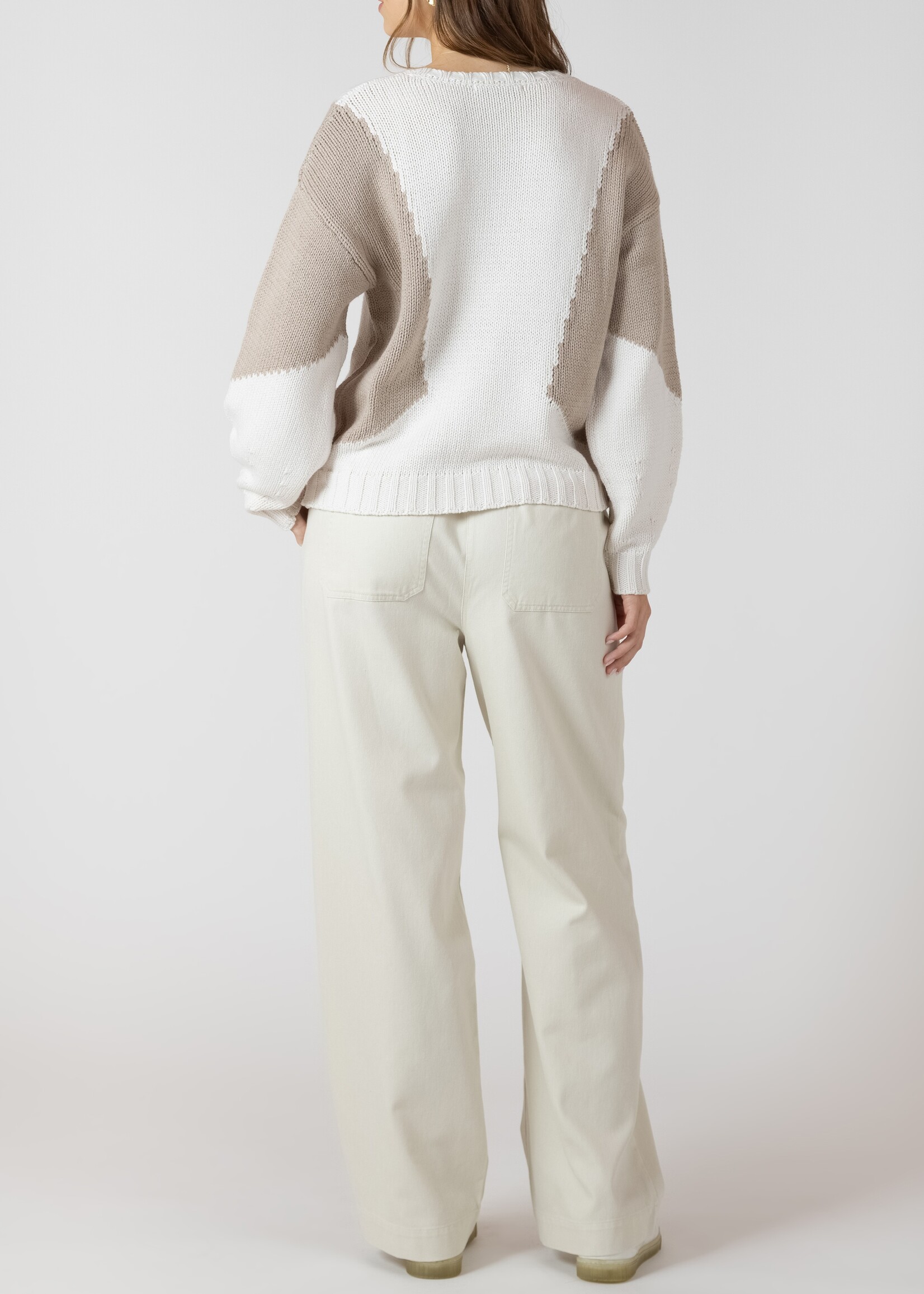 Geometric Pullover Sweater