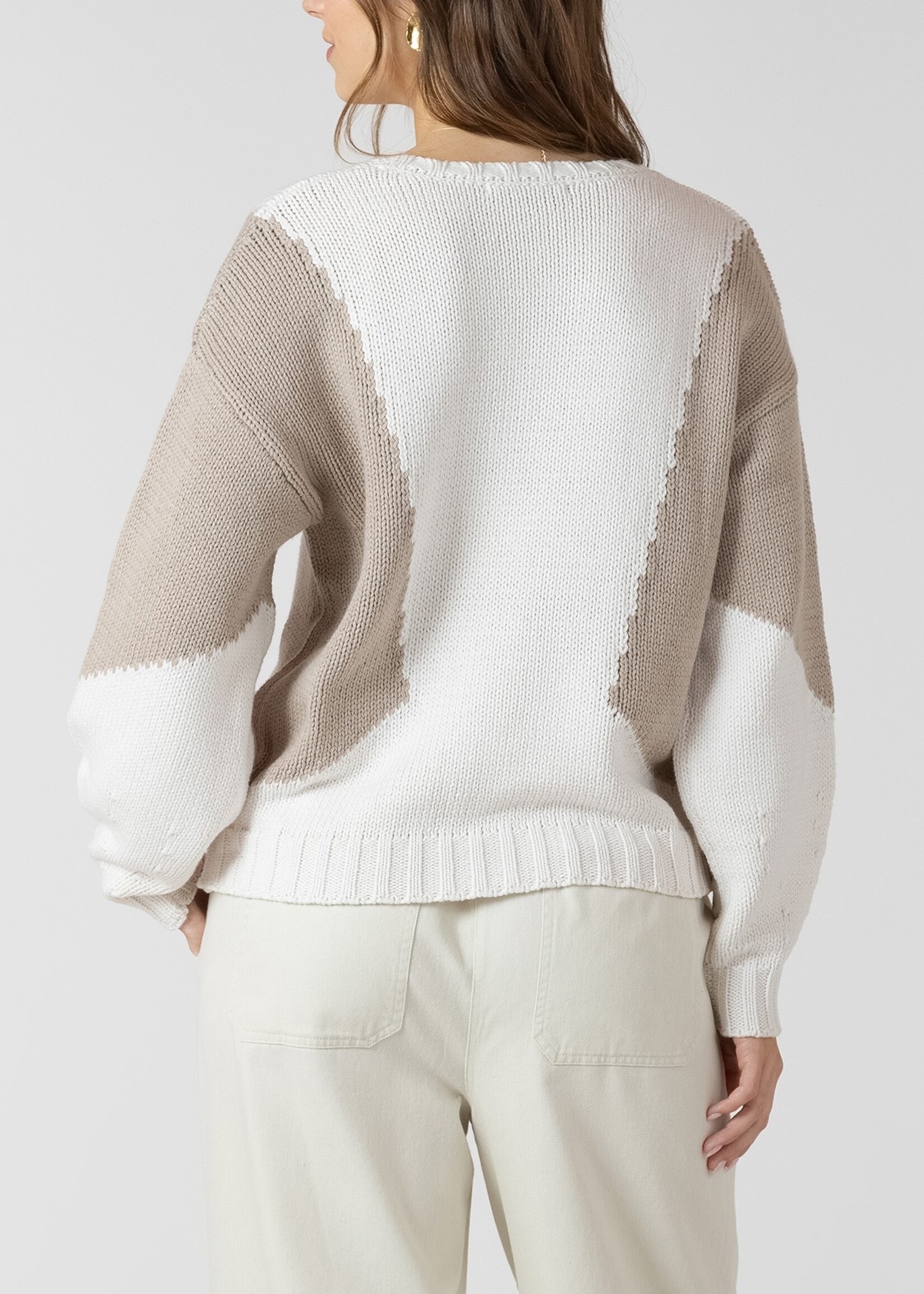 Dex Geometric Pullover Sweater