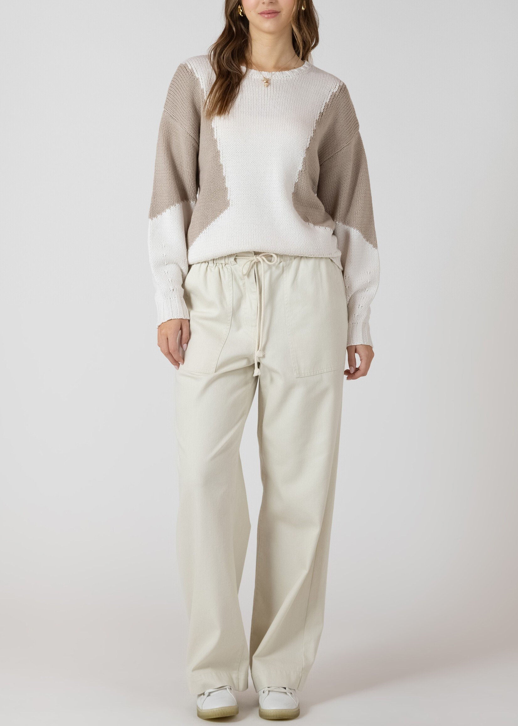 Dex Geometric Pullover Sweater