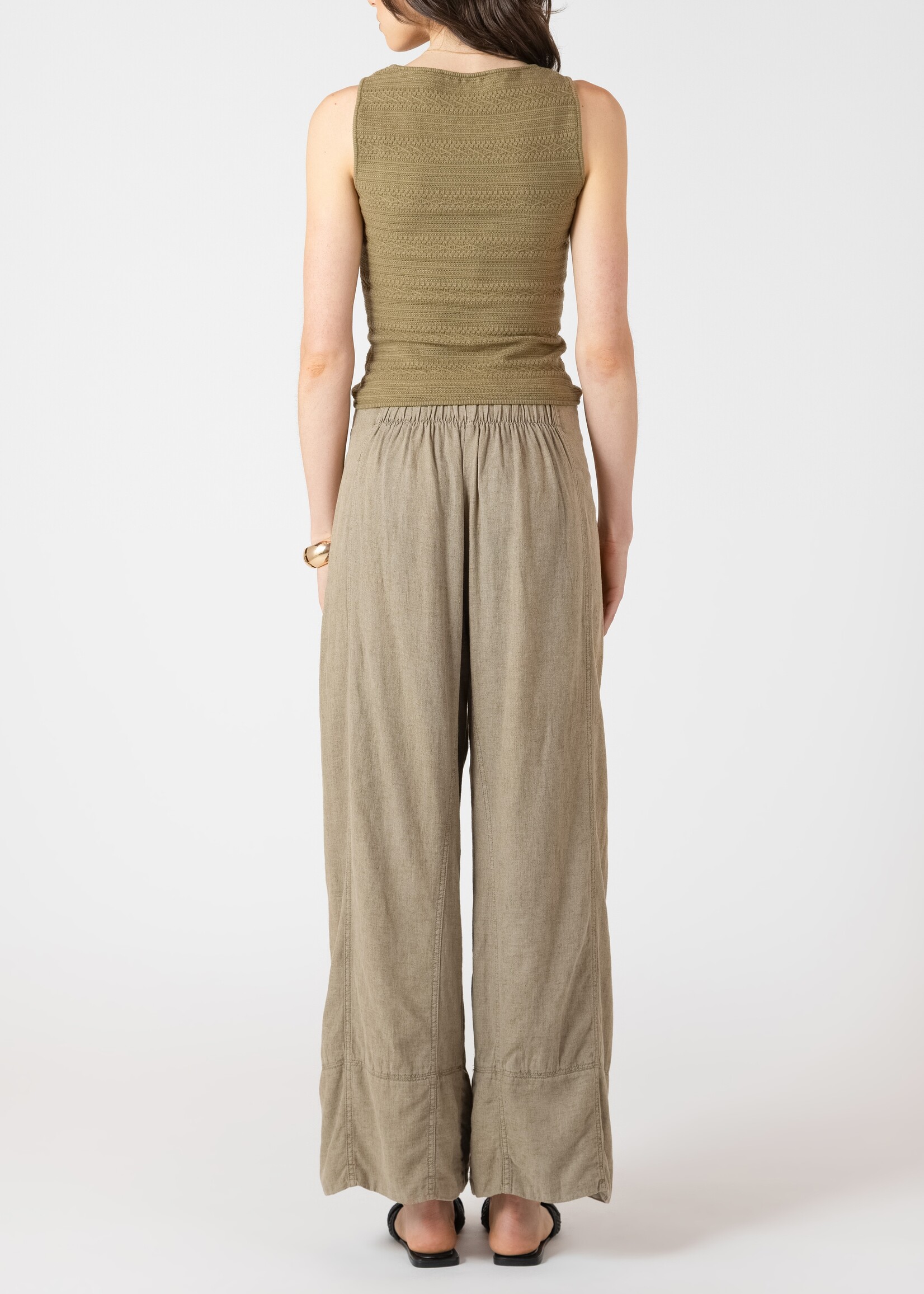 Square-Neck Sweater Tank