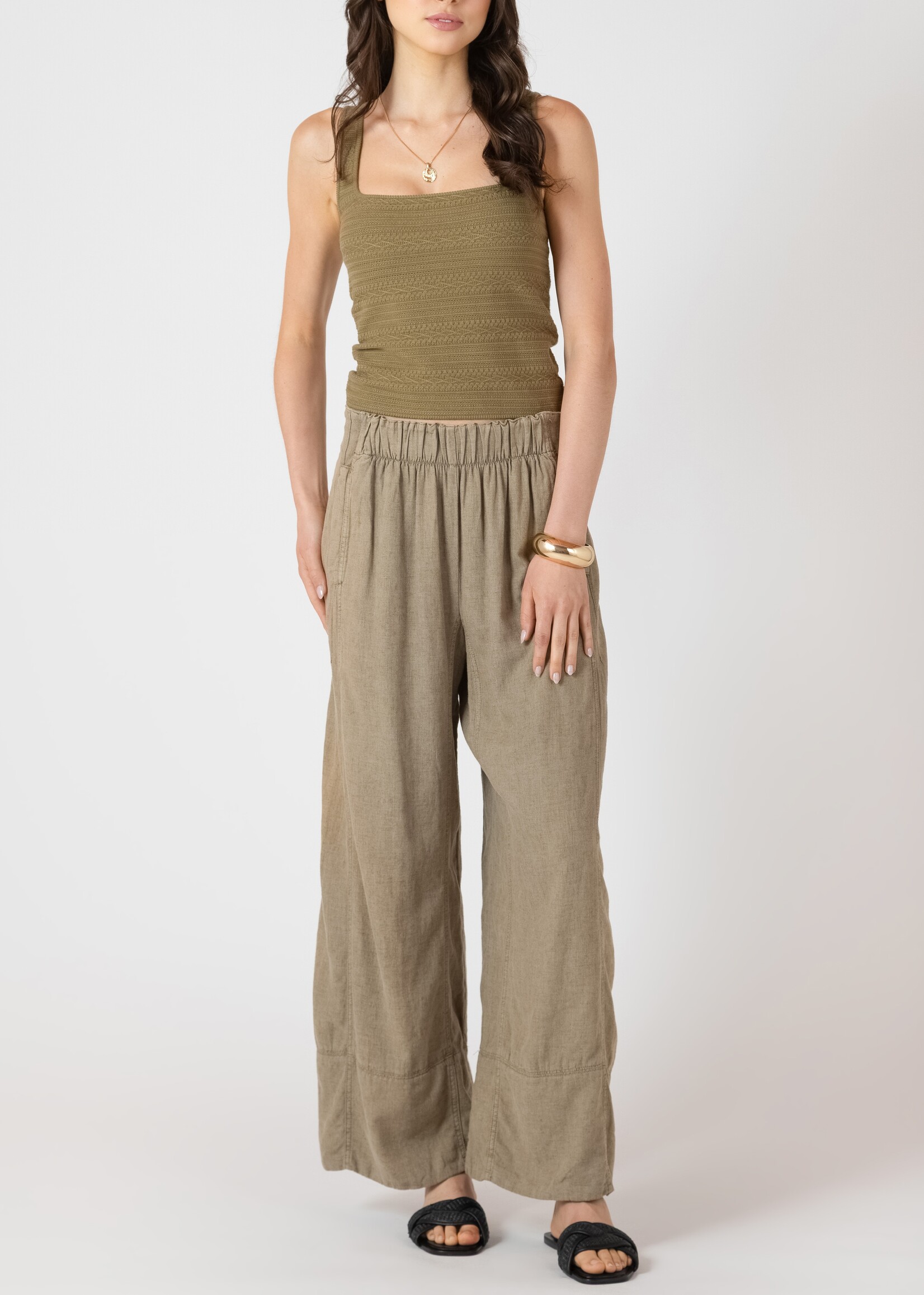 Square-Neck Sweater Tank