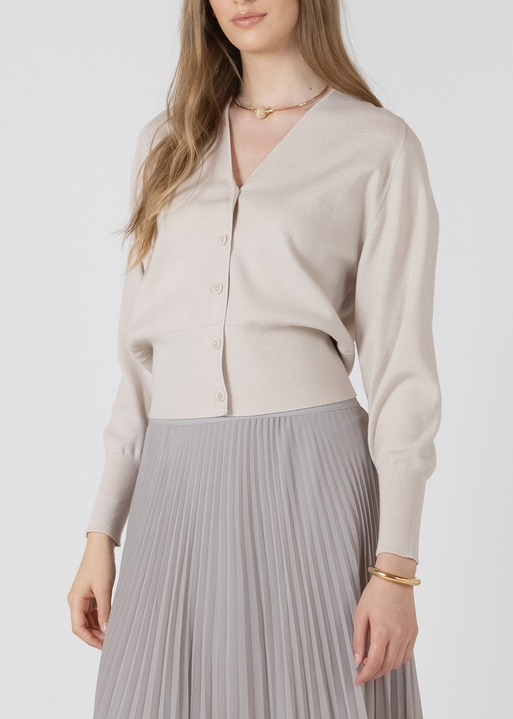 Black Tape V-neck Cardigan