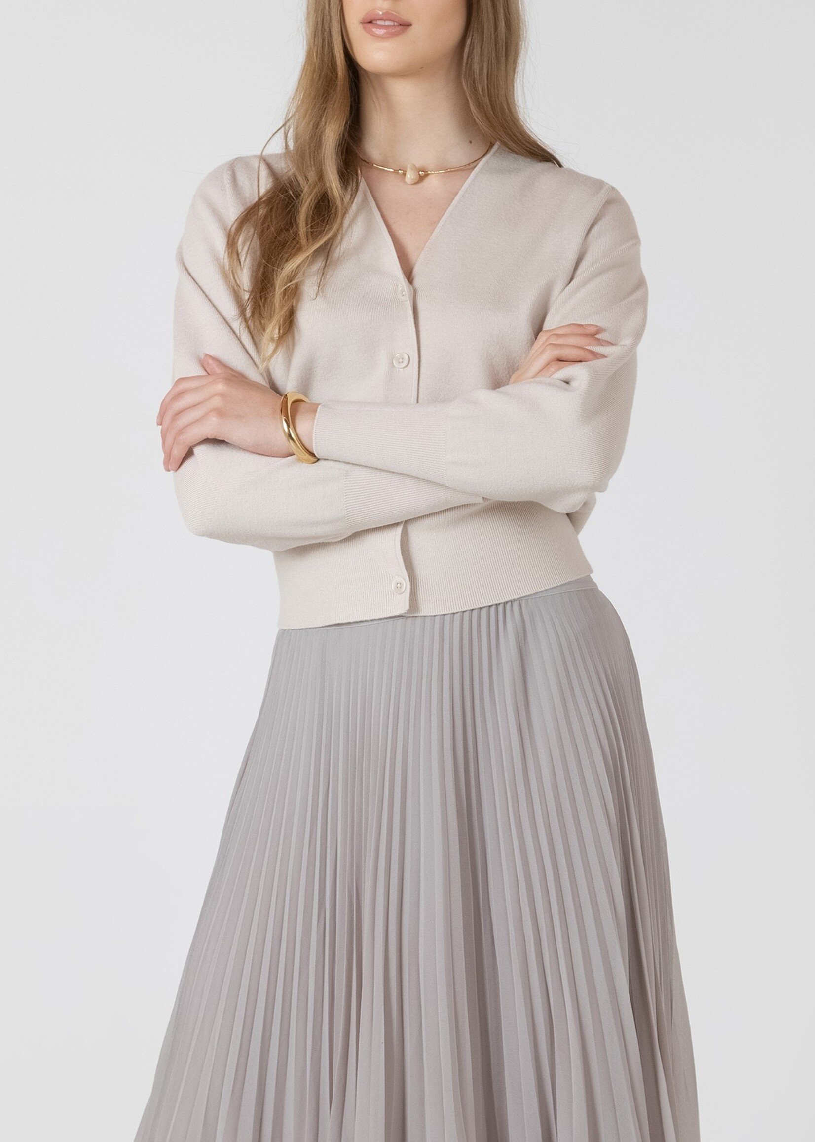 Black Tape V-neck Cardigan