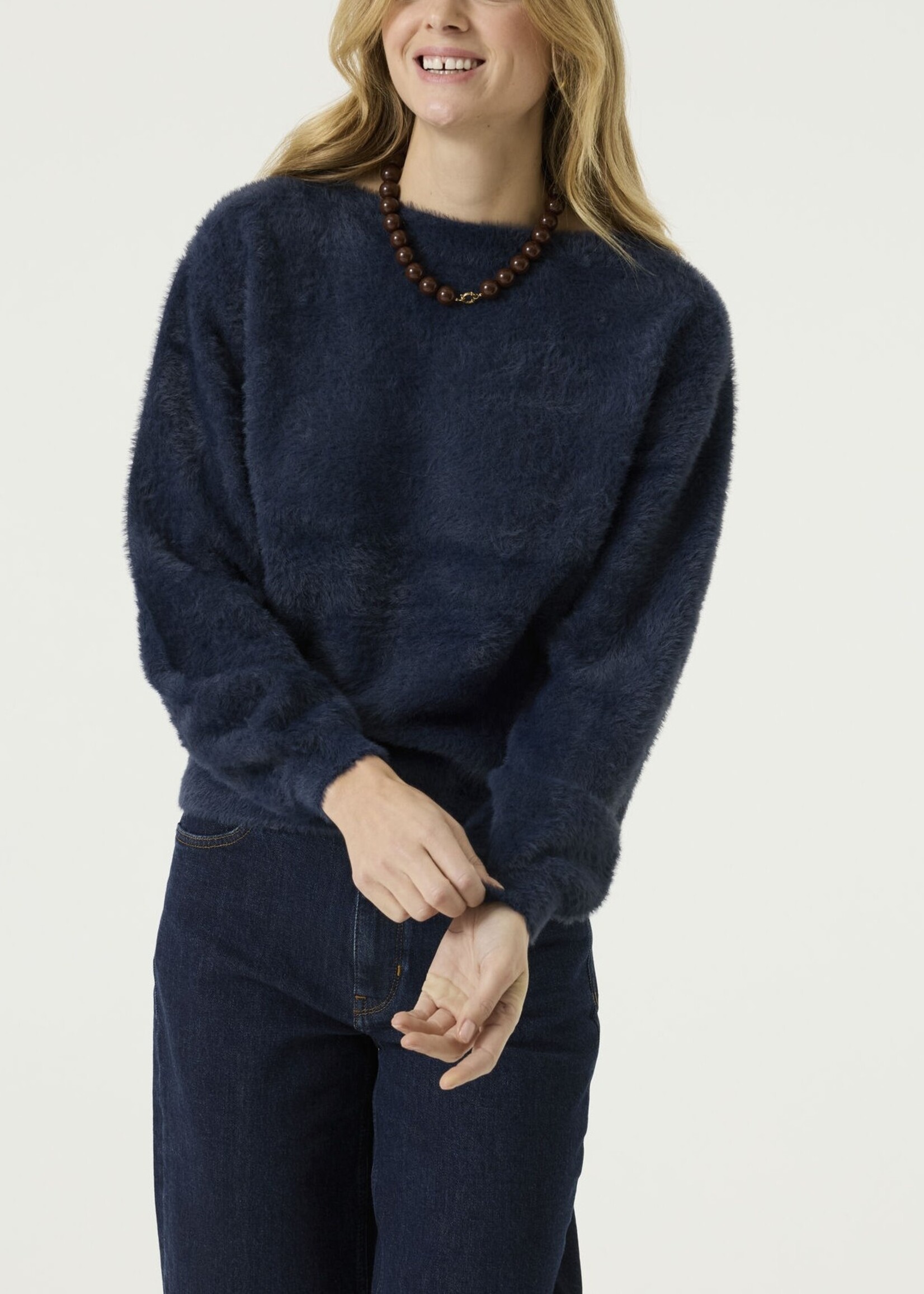Eyelash Yarn Sweater