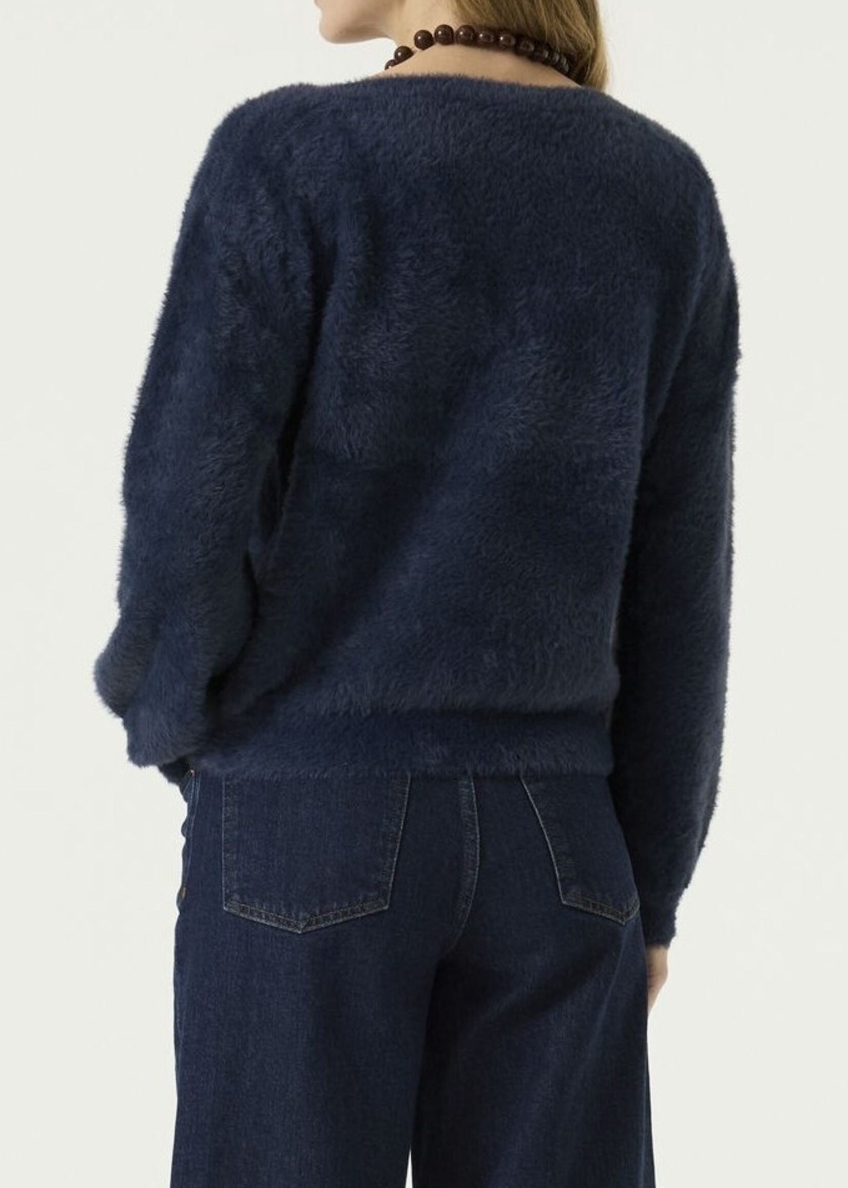 Eyelash Yarn Sweater