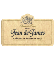Jean de James Crémant de Bordeaux Brut Rosé NV 750ml