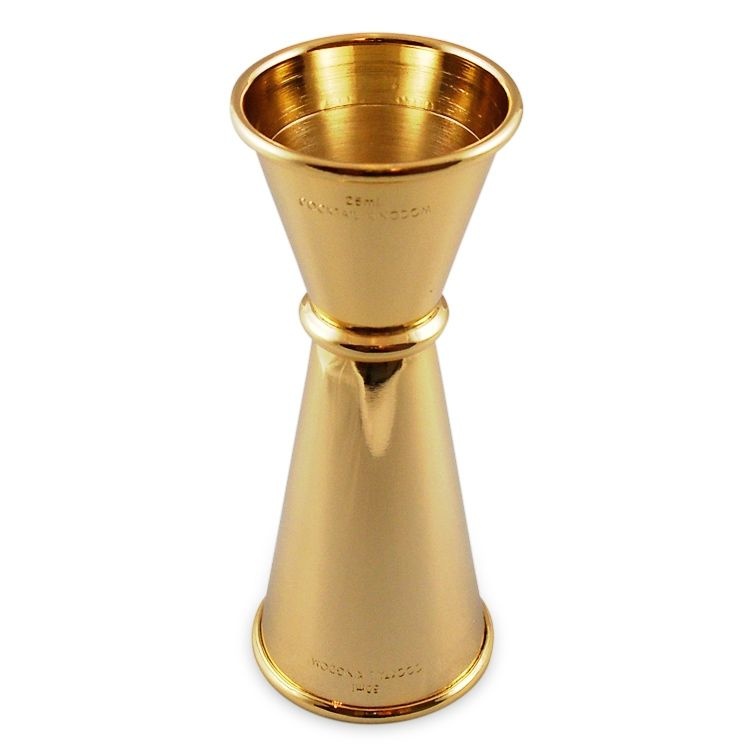 Cocktail Kingdom Jigger 1oz/2oz (Gold Plated)