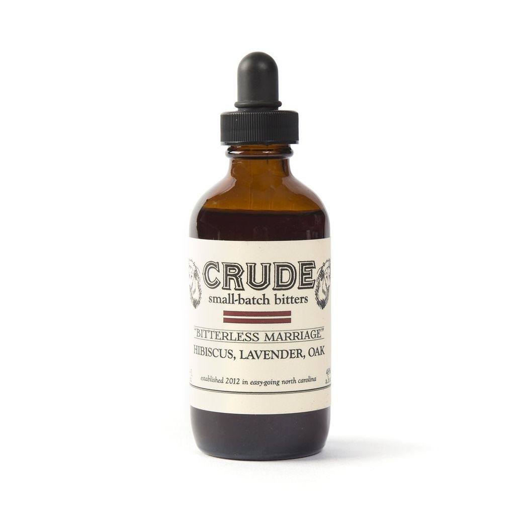 Crude "Bitterless Marriage" Hibiscus, Lavender, Oak Bitters 118ml