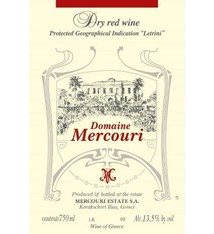 Domaine Mercouri Estate Dry Red Wine Letrini 2020 750ml