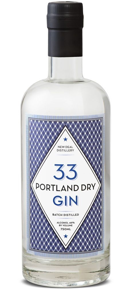 New Deal “33” Portland Dry Gin 750ml