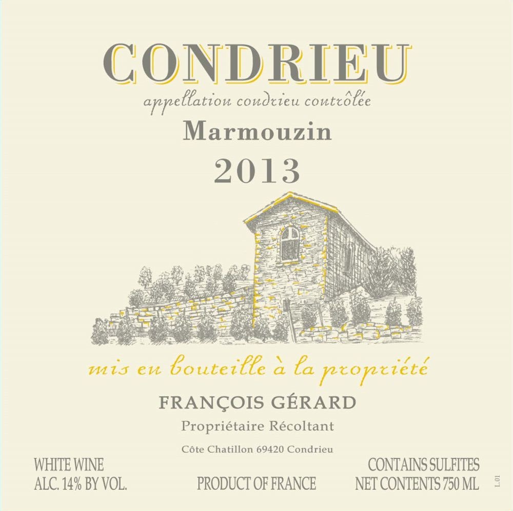 Xavier Gerard Condrieu “Marmouzin” 2014 750ml