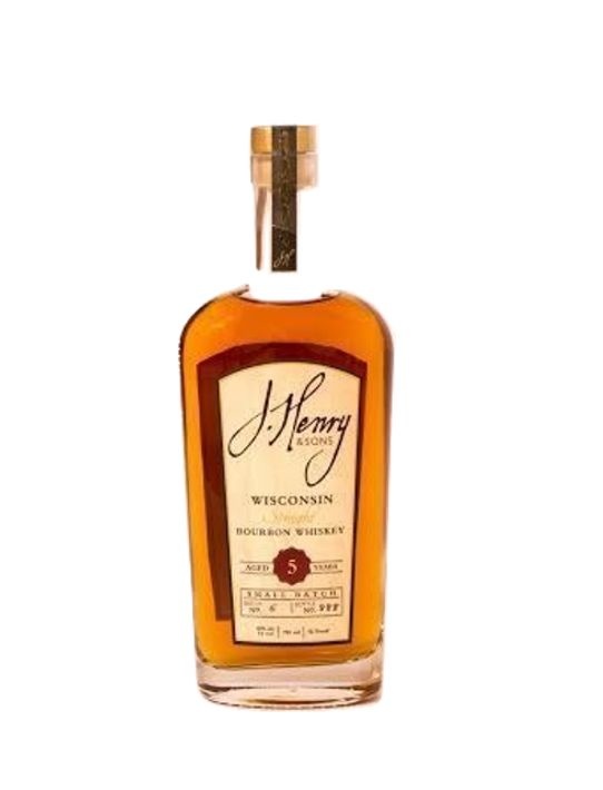 J. Henry & Sons Small Batch Wisconsin Straight Bourbon Whiskey 750ml
