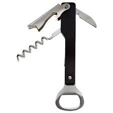 Black Wine Steward’s Corkscrew