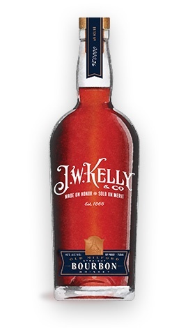 J. W. Kelly “Old Milford” Straight Bourbon Whiskey 750ml