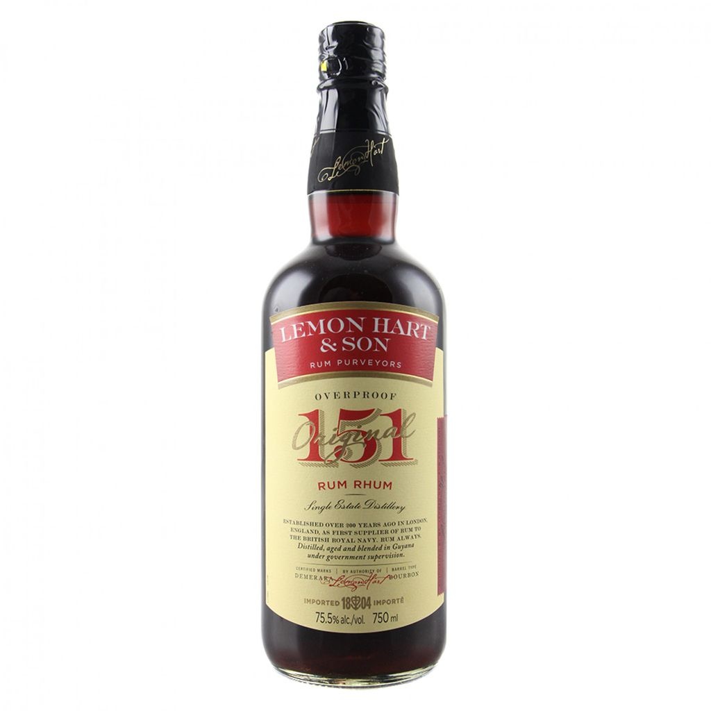 Lemon Hart & Son Overproof “Original” 151 750ml
