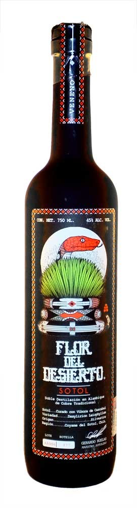 Flor del Desierto "Cascabel" Sotol 750ml