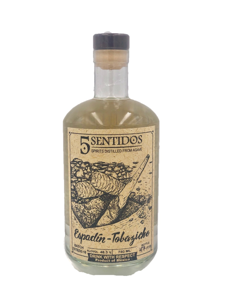 Cinco Sentidos Espadin-Tobaziche Agave Spirit 750ml