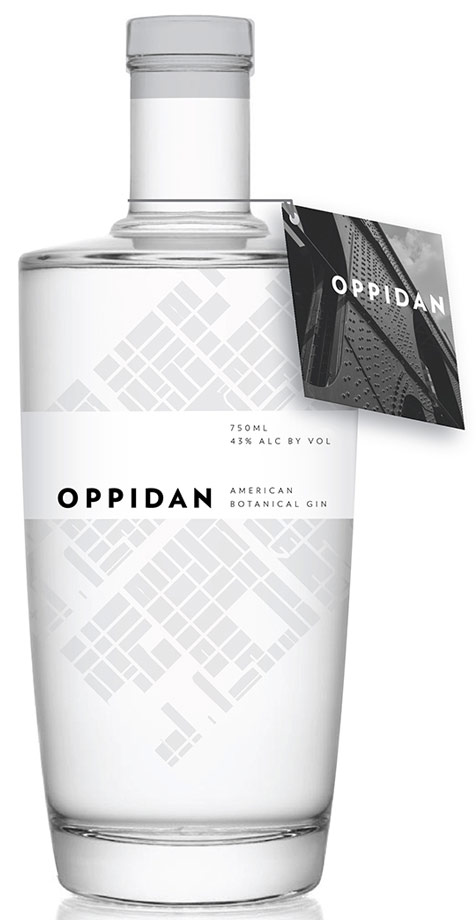 Oppidan Gin 100 Proof One Liter (750ml bottle pictured)