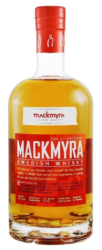 Mackmyra “1st Edition” Swedish Whisky 1L
