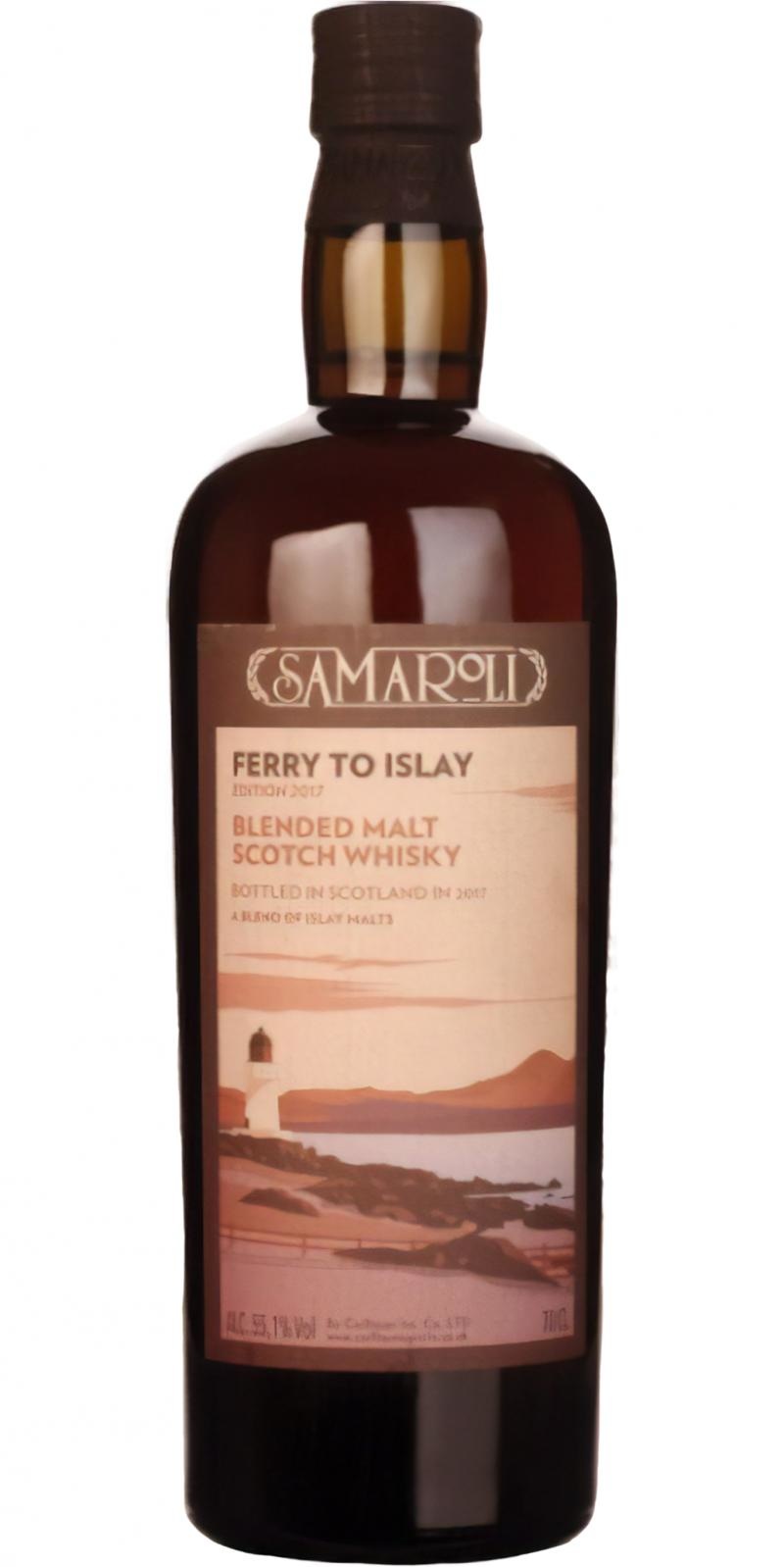 Samaroli “Ferry to Islay” 2017 (72 bottles produced) Blended Malt Scotch Whisky 750ml