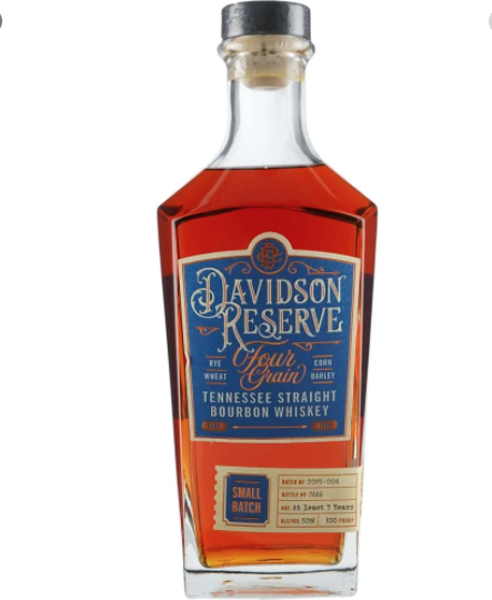 Pennington Distilling Co. "Davidson Reserve" Four Grain Tennessee Straight Bourbon Whiskey  750ml