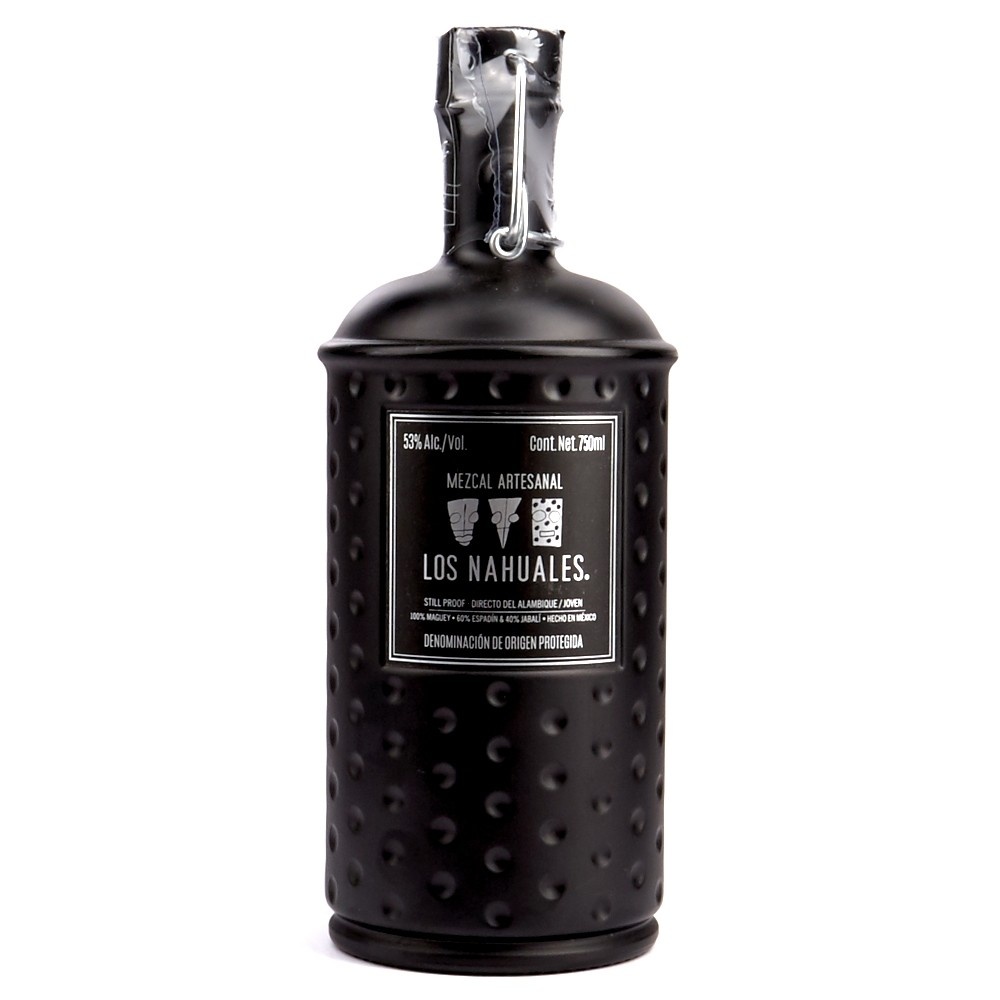 Los Nahuales (Black Bottle) Ensemble Mezcal Artesanal 750ml