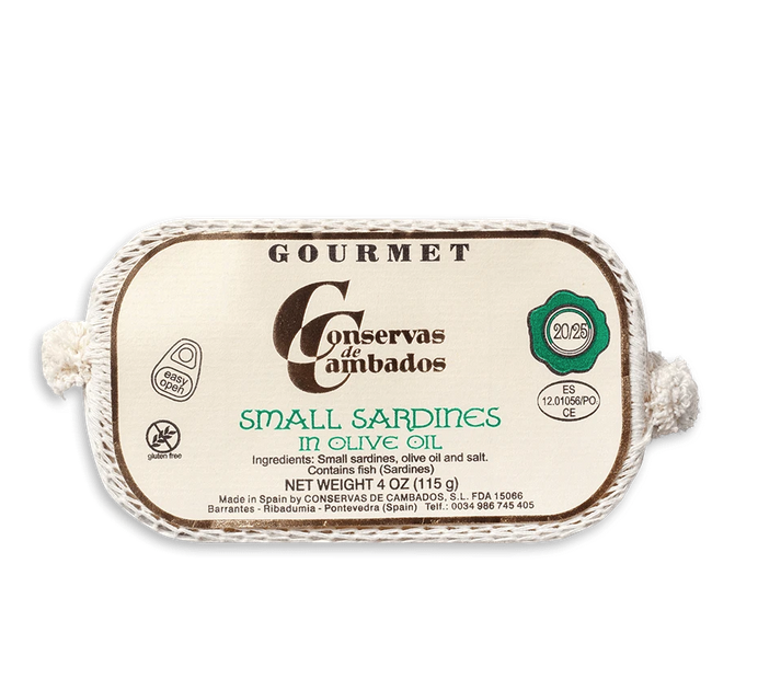 Conservas de Cambados "16/22" Small Sardines in Olive Oil 4oz