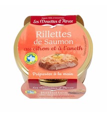 Les Mouettes d'Avor Rillettes de Saumon au Citron et l'aneth 125g
