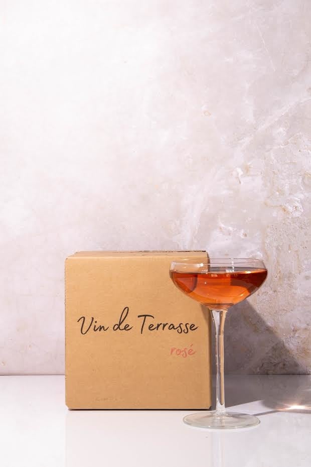 Vin de Terrasse Dry Rose Wine (Gascogne) France 3L Box