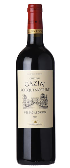Chateau Gazin Rocquencourt Pessac-Leognan 2016 750mL