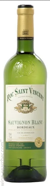 Roc Saint Vincent Bordeaux Blanc 2022 750mL