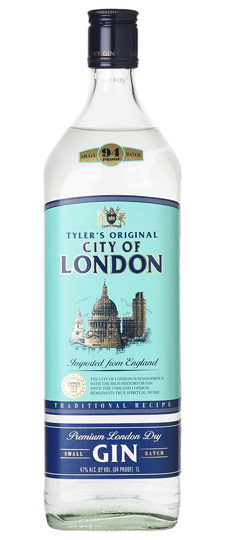 Tyler's Original City of London Dry Gin 750ml
