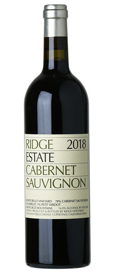 Ridge Estate Cabernet Sauvignon Monte Bello Vineyard 2023 750ml