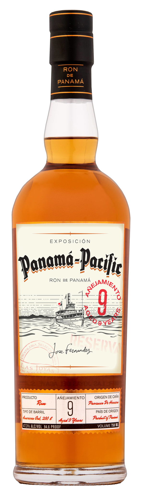 Panama-Pacific 9 Year Rum Panama 750ml
