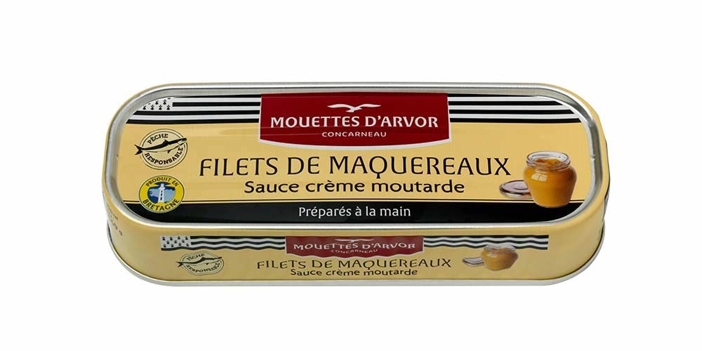 Les Mouettes d'Arvor Mackerel in Muscadet & Herbs 176g