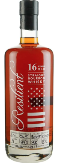 Resilient Barrel #147 16 Year Straight Bourbon Whisky 750ml