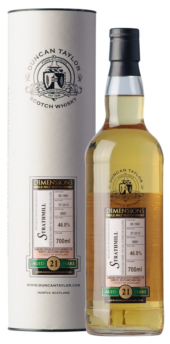 Duncan Taylor Strathmill  Single Cask Single Malt Scotch Whisky 12 Year 750ml