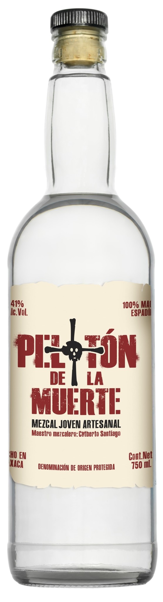 Peloton de la Muerte Espadin Mezcal Artesanal 1L