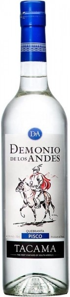Demonio de los Andes Quebranta Pisco Peru 750ml