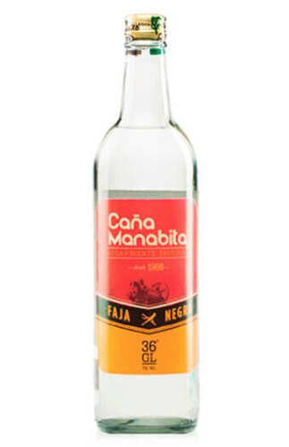 Cana Manabita Aguardiente Especial "Faja Negra"  Cane Neutral Spirit Ecuador 750ml