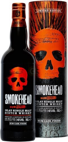 Smokehead "Rum Rebel" Islay Single Malt Scotch Whisky Finished in Rum Casks 750ml