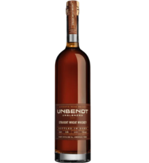 Bendt Distilling "Unbendt" Straight Wheat Whiskey Bottled in Bond 750ml
