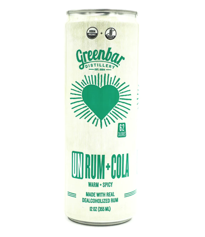 Greenbar "Unrum+Cola" NA Cocktail 12oz