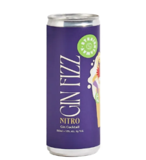 Straightaway "Gin Fizz Nitro" Gin Cocktail 250ml